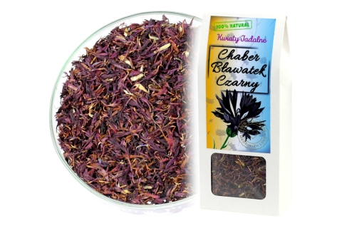 Kwiaty Jadalne CHABER BŁAWATEK CZARNY (10g) Na Prezent